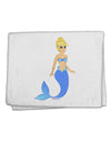 Mermaid Design - Blue 11&#x22;x18&#x22; Dish Fingertip Towel-Fingertip Towel-TooLoud-White-Davson Sales