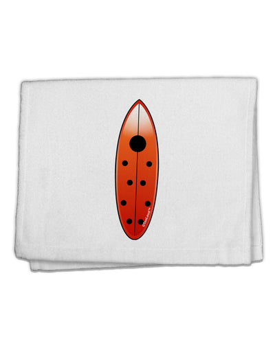 Ladybug Surfboard 11&#x22;x18&#x22; Dish Fingertip Towel by TooLoud-Fingertip Towel-TooLoud-White-Davson Sales