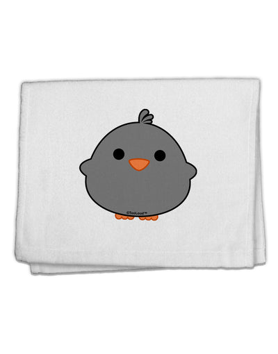 Cute Little Chick - Black 11&#x22;x18&#x22; Dish Fingertip Towel by TooLoud-Fingertip Towel-TooLoud-White-Davson Sales