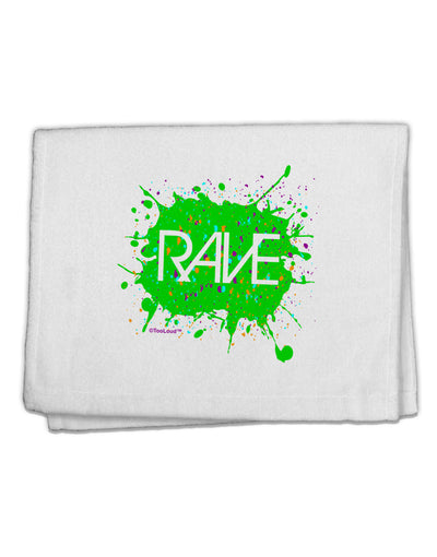 Rave Splatter Green 11&#x22;x18&#x22; Dish Fingertip Towel-Fingertip Towel-TooLoud-White-Davson Sales