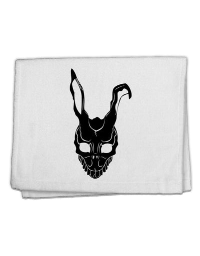 Scary Bunny Face Black 11&#x22;x18&#x22; Dish Fingertip Towel-Fingertip Towel-TooLoud-White-Davson Sales