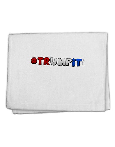 Hashtag Trumpit 11&#x22;x18&#x22; Dish Fingertip Towel-Fingertip Towel-TooLoud-White-Davson Sales