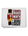 More Nuts Busted - My Mouth 11&#x22;x18&#x22; Dish Fingertip Towel by TooLoud-TooLoud-White-Davson Sales