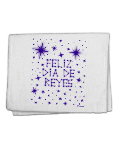 Feliz Dia de Reyes - Estrellas Brillantes 11&#x22;x18&#x22; Dish Fingertip Towel by TooLoud-Fingertip Towel-TooLoud-White-Davson Sales