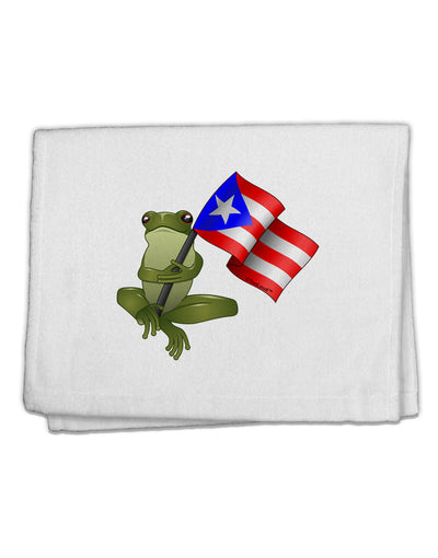 Coqui Holding Flag 11&#x22;x18&#x22; Dish Fingertip Towel-Fingertip Towel-TooLoud-White-Davson Sales