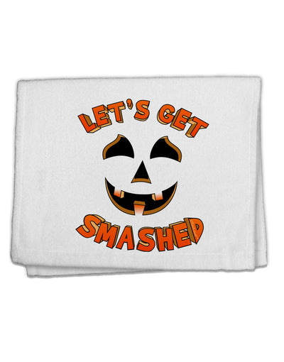 Let's Get Smashed Pumpkin 11&#x22;x18&#x22; Dish Fingertip Towel by TooLoud-Fingertip Towel-TooLoud-White-Davson Sales