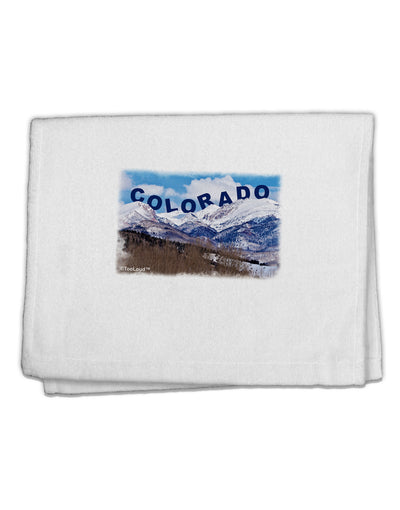 Pikes Peak Text 11&#x22;x18&#x22; Dish Fingertip Towel-Fingertip Towel-TooLoud-White-Davson Sales