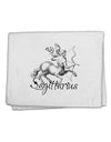 Sagittarius Illustration 11&#x22;x18&#x22; Dish Fingertip Towel-Fingertip Towel-TooLoud-White-Davson Sales