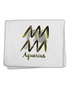 Aquarius Symbol 11&#x22;x18&#x22; Dish Fingertip Towel-Fingertip Towel-TooLoud-White-Davson Sales