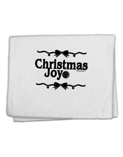 Christmas Joy BnW 11&#x22;x18&#x22; Dish Fingertip Towel-Fingertip Towel-TooLoud-White-Davson Sales