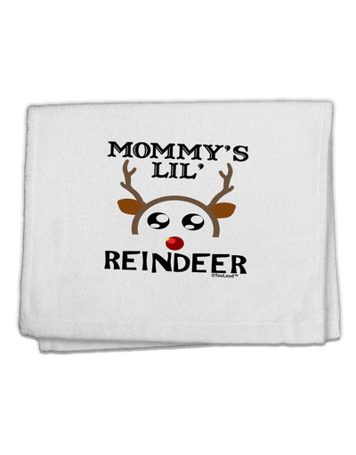 Mommy's Lil Reindeer Boy 11&#x22;x18&#x22; Dish Fingertip Towel-Fingertip Towel-TooLoud-White-Davson Sales