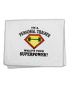 Personal Trainer - Superpower 11&#x22;x18&#x22; Dish Fingertip Towel-Fingertip Towel-TooLoud-White-Davson Sales