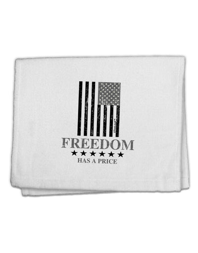 Freedom Flag BnW 11&#x22;x18&#x22; Dish Fingertip Towel-Fingertip Towel-TooLoud-White-Davson Sales