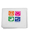 PLUR Squares Color 11&#x22;x18&#x22; Dish Fingertip Towel-Fingertip Towel-TooLoud-White-Davson Sales