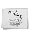 Personalized Mr and Mr -Name- Established -Date- Design 11&#x22;x18&#x22; Dish Fingertip Towel-Fingertip Towel-TooLoud-White-Davson Sales