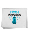 Winter Wonderland Snowman 11&#x22;x18&#x22; Dish Fingertip Towel-Fingertip Towel-TooLoud-White-Davson Sales