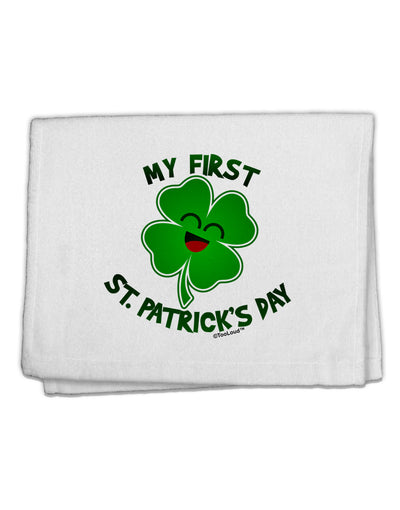 My First St. Patrick's Day 11&#x22;x18&#x22; Dish Fingertip Towel-Fingertip Towel-TooLoud-White-Davson Sales