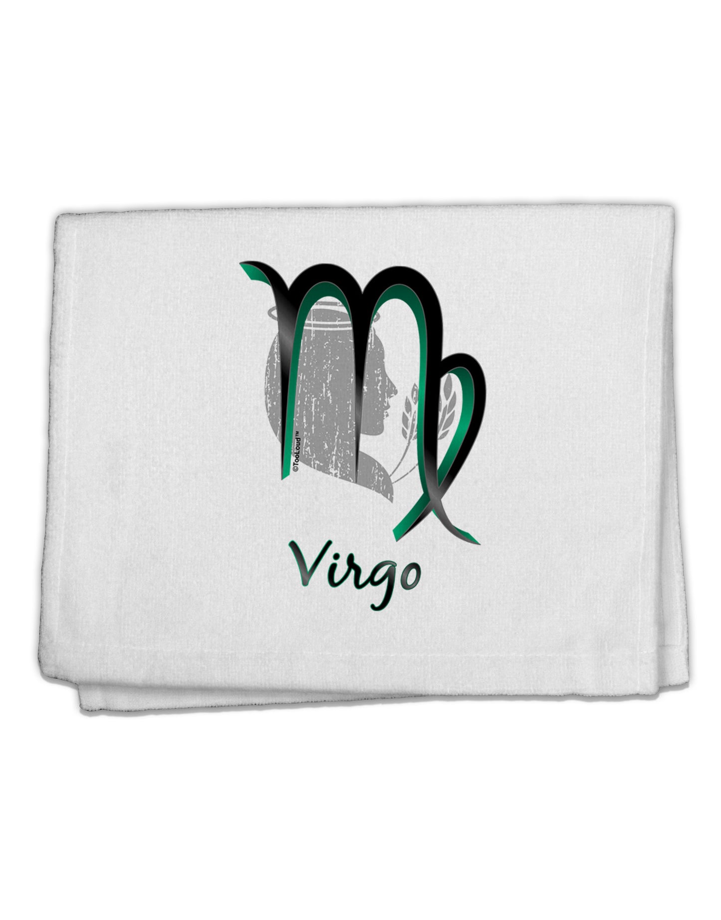 Virgo Symbol 11&#x22;x18&#x22; Dish Fingertip Towel-Fingertip Towel-TooLoud-White-Davson Sales