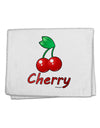 Cherry Text 11&#x22;x18&#x22; Dish Fingertip Towel-Fingertip Towel-TooLoud-White-Davson Sales