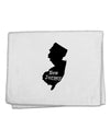 New Jersey - United States Shape 11&#x22;x18&#x22; Dish Fingertip Towel by TooLoud-Fingertip Towel-TooLoud-White-Davson Sales