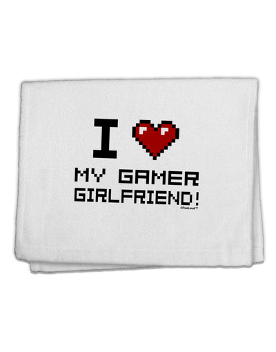 I Heart My Gamer Girlfriend 11&#x22;x18&#x22; Dish Fingertip Towel-Fingertip Towel-TooLoud-White-Davson Sales