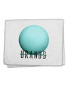 Planet Uranus Text 11&#x22;x18&#x22; Dish Fingertip Towel by TooLoud-Fingertip Towel-TooLoud-White-Davson Sales