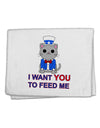 Patriotic Cat I Want You 11&#x22;x18&#x22; Dish Fingertip Towel by TooLoud-Fingertip Towel-TooLoud-White-Davson Sales