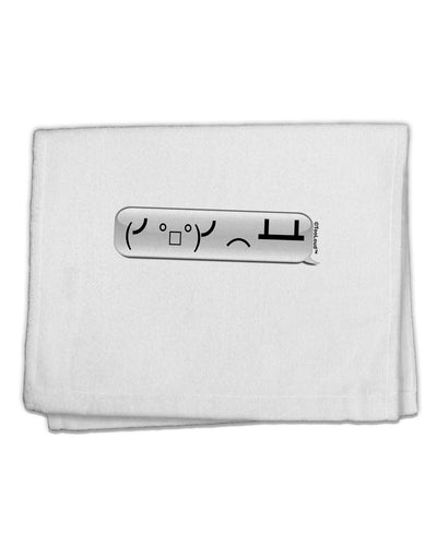 Table Flip Text Bubble 11&#x22;x18&#x22; Dish Fingertip Towel-Fingertip Towel-TooLoud-White-Davson Sales