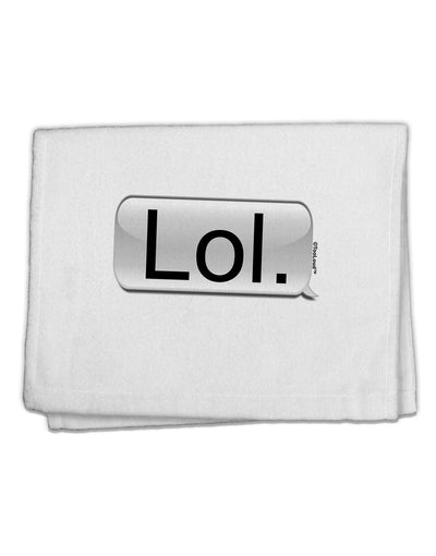 Lol Text Bubble 11&#x22;x18&#x22; Dish Fingertip Towel-Fingertip Towel-TooLoud-White-Davson Sales