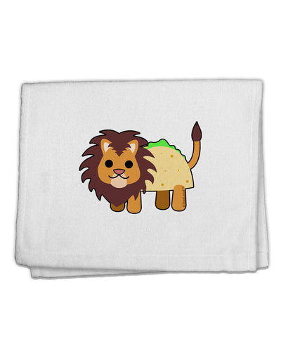 Cute Taco Lion 11&#x22;x18&#x22; Dish Fingertip Towel-Fingertip Towel-TooLoud-White-Davson Sales