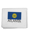 Atlanta Georgia Flag Text 11&#x22;x18&#x22; Dish Fingertip Towel by TooLoud-Fingertip Towel-TooLoud-White-Davson Sales