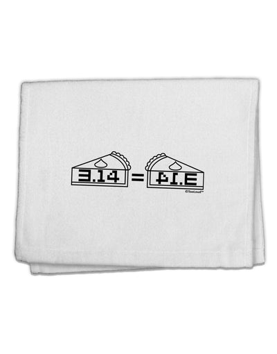 Pi Day Design - 314 Equals Pie Mirrored Pies 11&#x22;x18&#x22; Dish Fingertip Towel by TooLoud-Fingertip Towel-TooLoud-White-Davson Sales