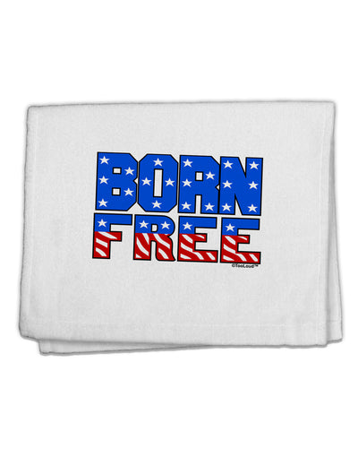 Born Free Color 11&#x22;x18&#x22; Dish Fingertip Towel by TooLoud-Fingertip Towel-TooLoud-White-Davson Sales