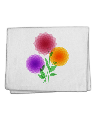 Crystal Dahlias 11&#x22;x18&#x22; Dish Fingertip Towel-Fingertip Towel-TooLoud-White-Davson Sales