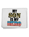 My Son is My Hero - Armed Forces 11&#x22;x18&#x22; Dish Fingertip Towel by TooLoud-Fingertip Towel-TooLoud-White-Davson Sales