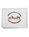 I Don't Eat My Friends 11&#x22;x18&#x22; Dish Fingertip Towel-Fingertip Towel-TooLoud-White-Davson Sales