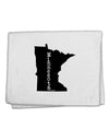 Minnesota - United States Shape 11&#x22;x18&#x22; Dish Fingertip Towel-Fingertip Towel-TooLoud-White-Davson Sales