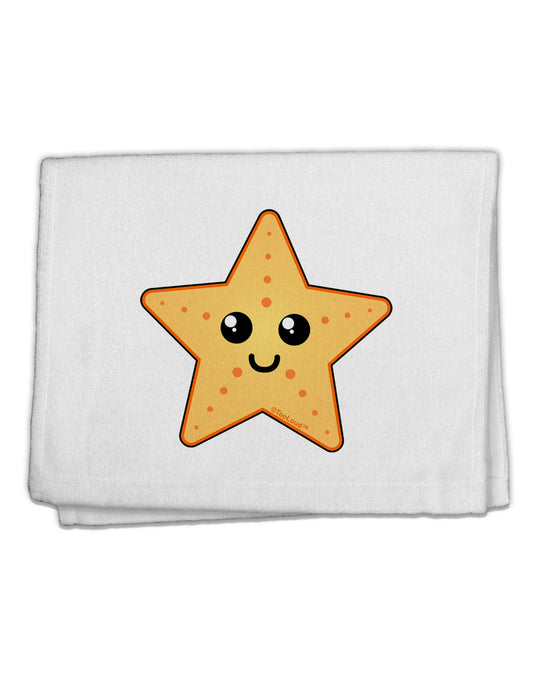 Cute Starfish 11&#x22;x18&#x22; Dish Fingertip Towel by TooLoud-Fingertip Towel-TooLoud-White-Davson Sales