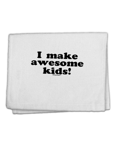 I Make Awesome Kids 11&#x22;x18&#x22; Dish Fingertip Towel by TooLoud-Fingertip Towel-TooLoud-White-Davson Sales