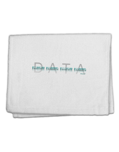 Binary Data Blue 11&#x22;x18&#x22; Dish Fingertip Towel-Fingertip Towel-TooLoud-White-Davson Sales