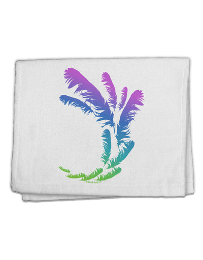 Tropical Feathers 11&#x22;x18&#x22; Dish Fingertip Towel-Fingertip Towel-TooLoud-White-Davson Sales