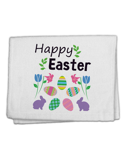 Happy Easter Design 11&#x22;x18&#x22; Dish Fingertip Towel-Fingertip Towel-TooLoud-White-Davson Sales