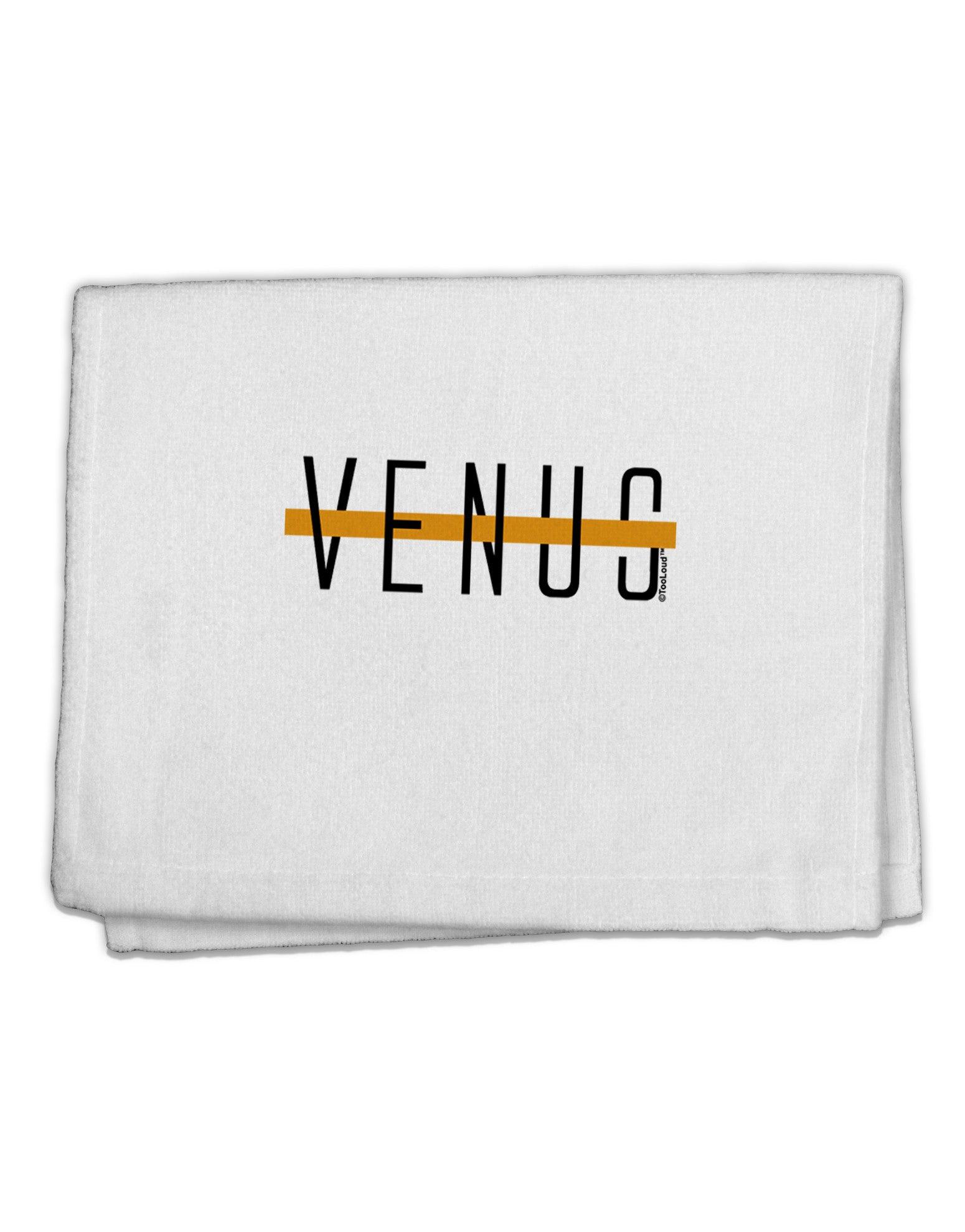 Planet Venus Text Only 11&#x22;x18&#x22; Dish Fingertip Towel by TooLoud-Fingertip Towel-TooLoud-White-Davson Sales