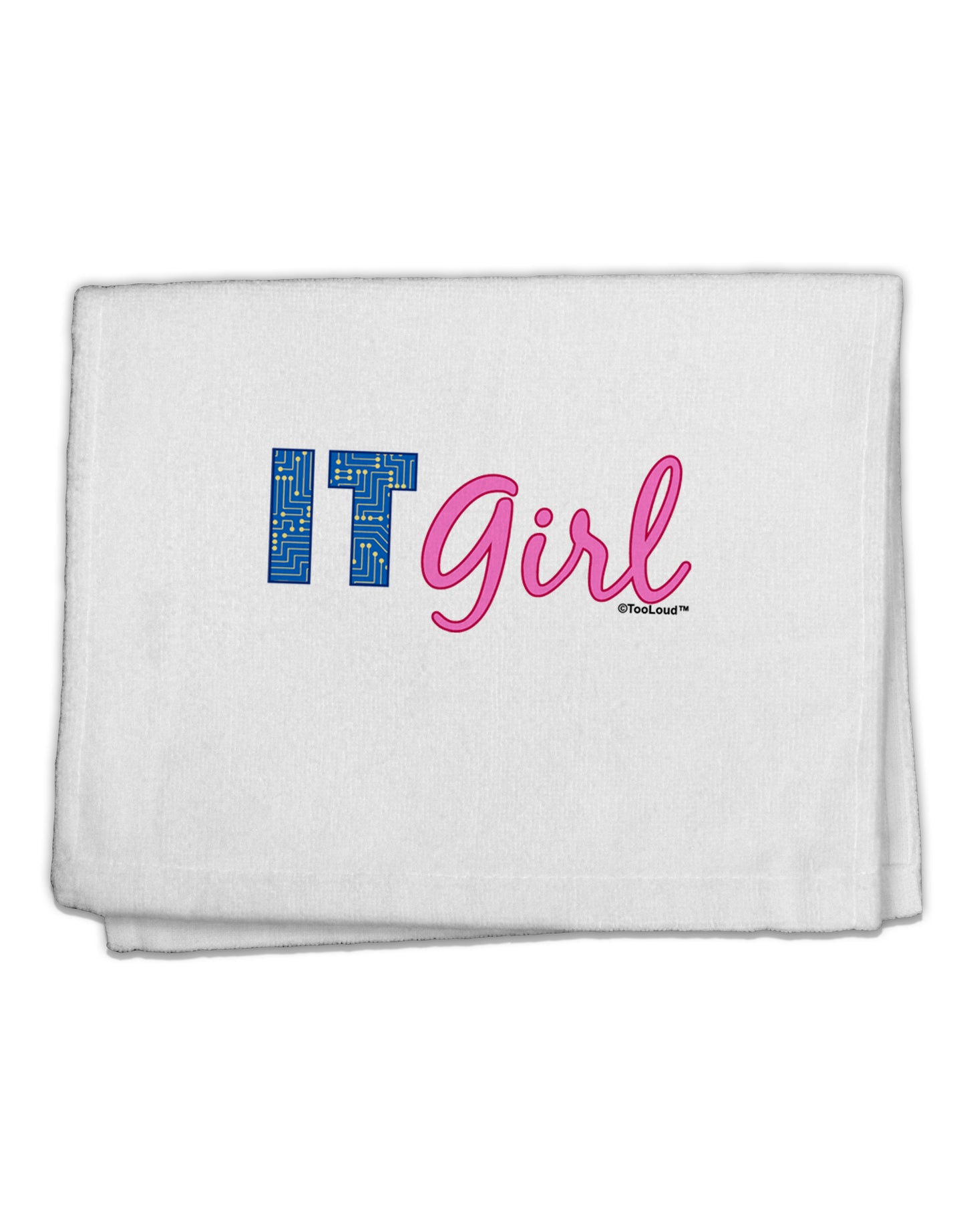 IT Girl 11&#x22;x18&#x22; Dish Fingertip Towel by TooLoud-Fingertip Towel-TooLoud-White-Davson Sales