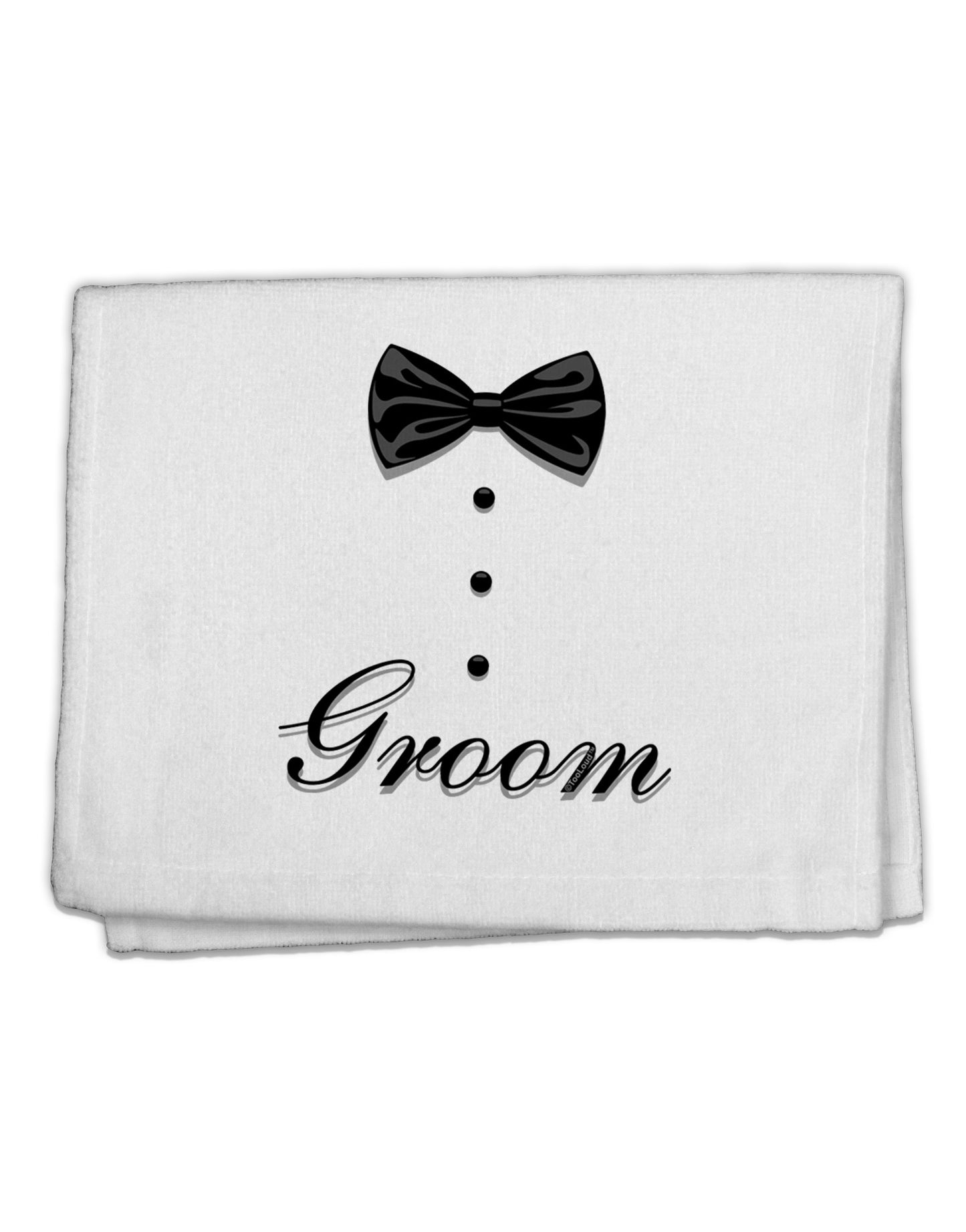 Tuxedo - Groom 11&#x22;x18&#x22; Dish Fingertip Towel-Fingertip Towel-TooLoud-White-Davson Sales