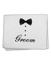 Tuxedo - Groom 11&#x22;x18&#x22; Dish Fingertip Towel-Fingertip Towel-TooLoud-White-Davson Sales