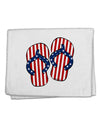 Stars and Stripes Flip Flops 11&#x22;x18&#x22; Dish Fingertip Towel-Fingertip Towel-TooLoud-White-Davson Sales