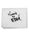 Twerk To EDM BnW 11&#x22;x18&#x22; Dish Fingertip Towel-Fingertip Towel-TooLoud-White-Davson Sales