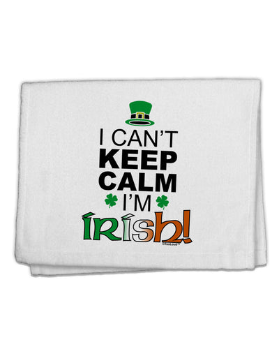 I Can't Keep Calm I'm Irish 11&#x22;x18&#x22; Dish Fingertip Towel-Fingertip Towel-TooLoud-White-Davson Sales