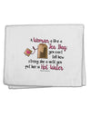 Woman Like A Tea Bag Eleanor R 11&#x22;x18&#x22; Dish Fingertip Towel-Fingertip Towel-TooLoud-White-Davson Sales